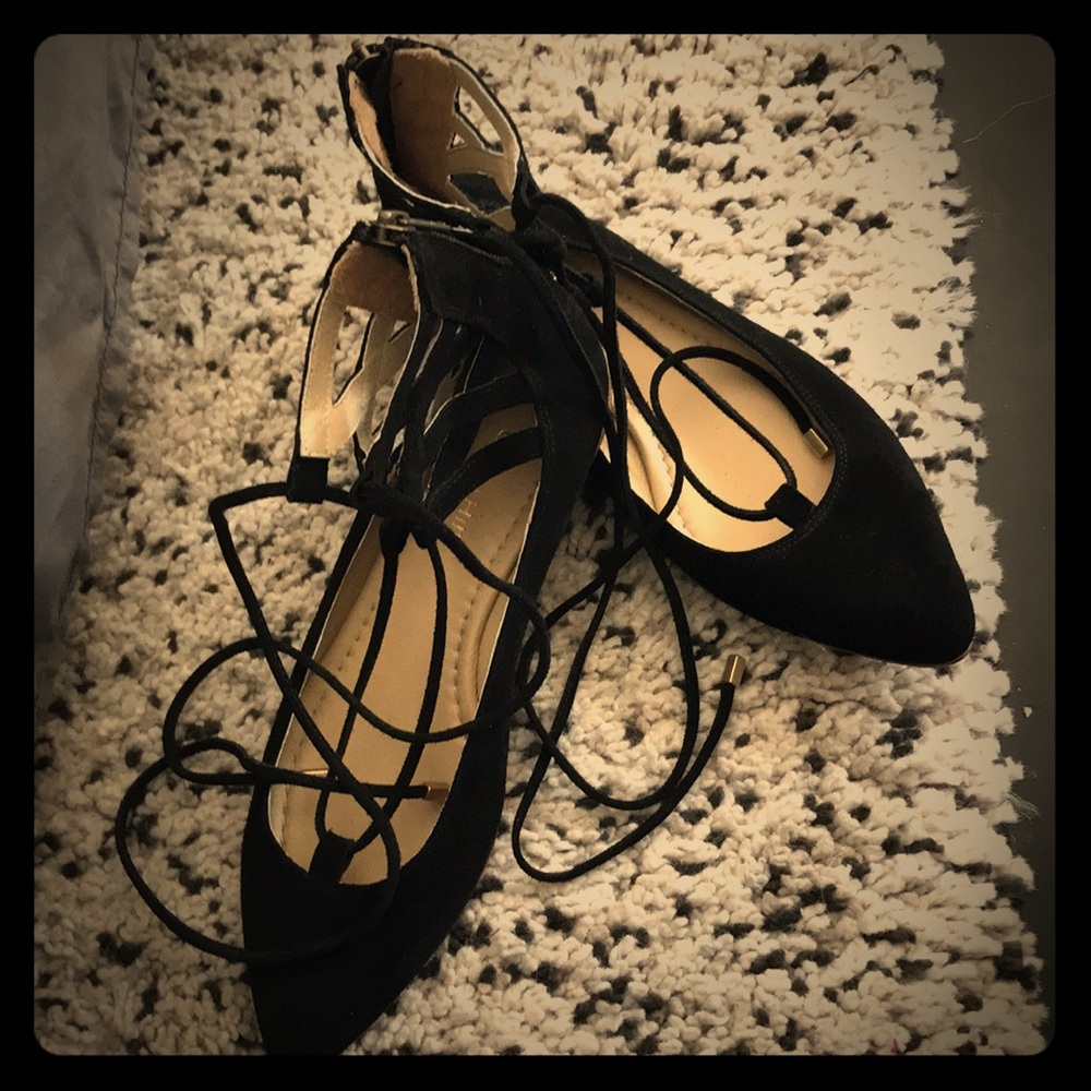Black flats made in Italy 🇮🇹